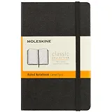 Записная книжка Moleskine Classic Pocket, линейка, чёрная, 96 листов, А6