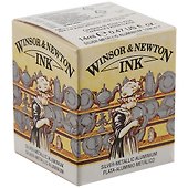 Тушь художественная серебряная, 14 мл, Winsor&Newton - 1