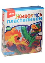 Пк-049 Живопись пластилином Яркий петушок (LORI ) (набор д/творч.) (7+)