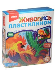 Пк-049 Живопись пластилином Яркий петушок (LORI ) (набор д/творч.) (7+)