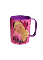 Барби Кружка пластиковая стерео фиолетовая (300мл)