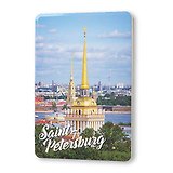 Сувенир, Магнит Адмиралтейство 5,6*8,3см, картон