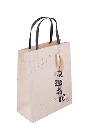 Пакет А4 26*32*12.5 "Иероглифы" нейтр., бум.мат.ламинат