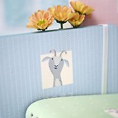 Еженедельник дат. 2027г. А6 64л 160*105 "Goat" голубой, иск.кожа, мягк.переплет, горизонт.карманный, скругл.углы - 2