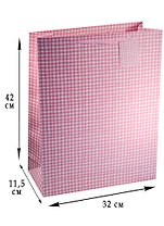 Пакет подарочный бумажный А3 42*32*11.5 "Natural", нейтр., мат. ламинат, Kairui
