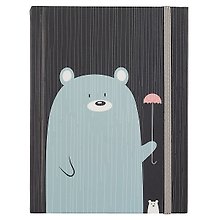 Записная книжка «Романтичный мишка», Academy Style, в ассортименте