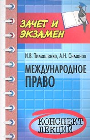 Международное право: конспект лекций