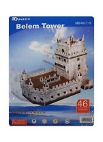 Пазл 3D башня Belem (715) (11052502) (46 дет.) (21х14х16,5см) (упаковка)
