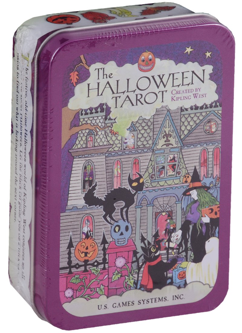 

Таро Аввалон, The Halloween Tarot (карты на англ. яз. в жестяной коробке) (ПИ)