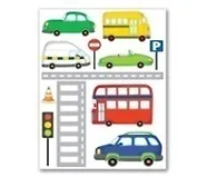 Наклейки для детской комнаты в ассорт. (706051) (50х70)