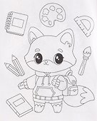 Озорные каникулы. Раскраска - 2