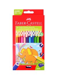 Карандаши цветные «Jumbo», Faber-Castell, 24 цвета