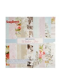 Набор бумаги д/скрапбукинга Зимнее Утро (SCB220605414) (15х15см) (24л.) (170 гр/м) (упаковка)