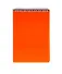 Блокнот А5 80л кл. "LINE NEON" оранжевый, пласт.обл, спираль - 0