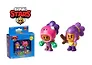 Коллекционные фигурки Brawl Stars, Шелли и Роза, (5см), (BRW2015B)
