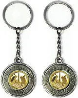 Сувенир, АКМ, Брелок-канат,"Разводной мост.", цвет античное олово, металлическая вставка