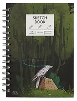 Скетчбук А5 100л "Хранитель рун" белый офсет, 100г/м2, евроспираль