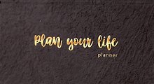 Планинг недатированный «In the plans», 64 листа, твердый переплет, карманный - Listoff