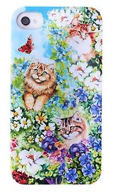 Чехол для iPhone Кошки (11,5х6 см) (643686)