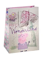 Пакет подарочный бумажный А4 "Страна чудес Пеппы", дет., Харис