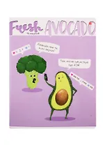 Тетрадь в клетку Альт, "Авокадо", 96 листов, в ассортименте