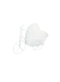 Кукольные аксес. из металла Коляска (11001707) (7х7) (белый) (упаковка)