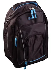 Рюкзак "Коричневый+голубой"