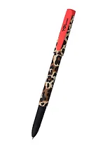 Ручка шариковая синяя "Леопард", soft touch, Yoi