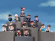 Коллекционная фигурка Давай встречаться, серии Райан TNT Space, высота 12.2см, Blind Box, 12-T3012-2