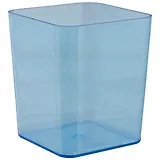 Стакан для пишущих принадлежностей Base, Glitter, пластик, голубой