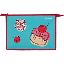 Папка для тетрадей «Cake Love» А4, на молнии, schoolФОРМАТ
