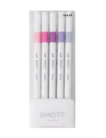 Линеры 05цв "EMOTT. Floral Color" 0,4мм, пласт.уп., UNI