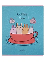 Тетрадь в клетку Unnika, "Милашки в чашке", 48 листов, в ассортименте