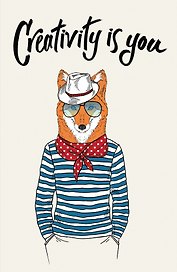 Книга для записей «Creativity Is You», А5, мягкая обложка, Эксмо