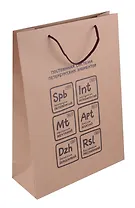 Пакет А4 32*23*9 СПб "Постоянная система петербургских элементов" крафт