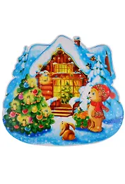 Плакат вырубной "Новогодняя сказка"