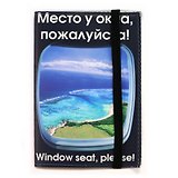 Обложка для паспорта Ps 7.5.6 кожзам "Винил" с рисунком, на резинке, инд.уп., подвес, Буккеа
