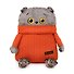 Мягкая игрушка Кот-подушка в свитере (с косами) (Kp34-251) - 0