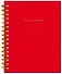 Bullet Journal (Красный) 162x210мм, твердая обложка, пружина, блокнот в точку, 120 стр. - 1
