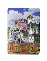 Магнит Ярославль Коллаж Беседка (винил, фольга) (025-6-27K14)