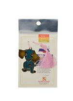 Закладка для книг из сверхтонкой стали Собака (RBM-48) (Мир Бижу)