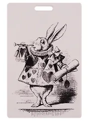 Чехол для карточек Алиса в стране чудес Кролик (ДК2017-125)