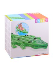 Игрушка надувная для плавания 203x114 см. Аллигатор Большой INTEX. (в коробке) Арт. 58562NP