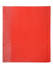 Папка с металлическим прижимом «Премьер», А4, до 150 л., красная, Expert Complete