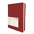 Ежедневник дат. 2026г. А5 176л "MAPLE" красный, 7Б, иск.кожа, обл.поролон, тв.переплет, тонир.блок, скругл.углы, ляссе, инд.уп - 2