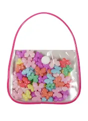 Бусины в сумочке с леской, бабочки (11-08431-14)