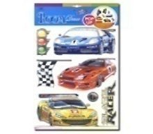 Наклейки "Автогонки" в ассорт. (744453)