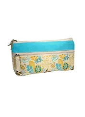 Пенал-косметичка 2отд. "Sustainable" 20,5*9*2,8см, хлопок-лен, Lejoys