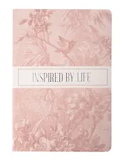 Ежедневник дат. 2026г. А5 176л "FLOREALE. Cedar Rose" 7Б, иск.кожа, интегр.переплет, тонир.блок, тисн.фольгой, металл.торец, скругл.углы, ляссе, инд.уп