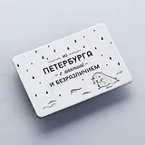 Сувенир КОМПЛЕКТ Магнит Из Петербурга с апатией